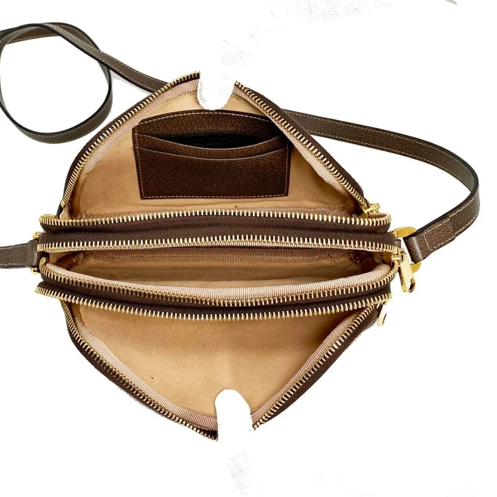 Gucci 3 Compartments Ophidia GG Supreme Mini Cross Body Bag - Picture 7 of 10